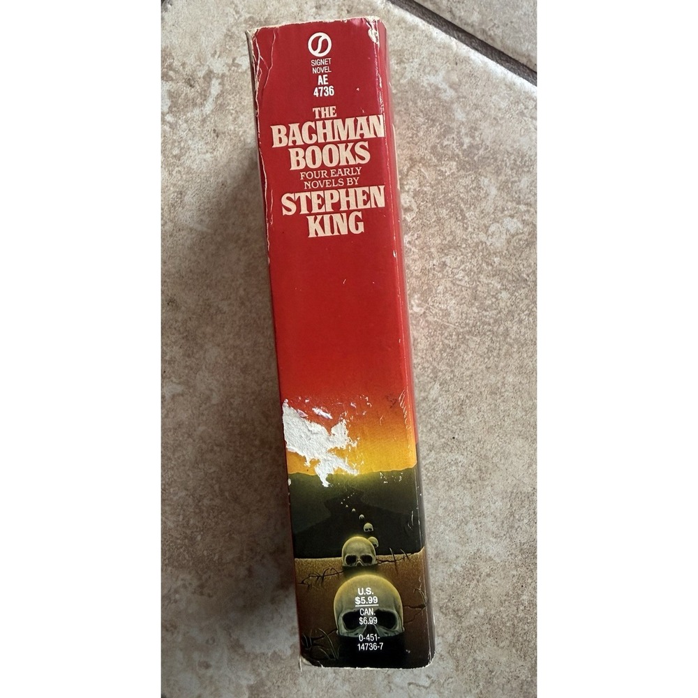 Stephen King Richard Bachman Books RAGE PB Book 1986 Signet 1st Ed 1st Print - Picture 9 of 11